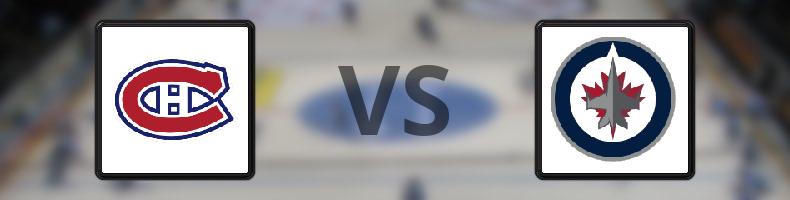 Montreal Canadiens - Winnipeg Jets odds, speltips, resultat i NHL