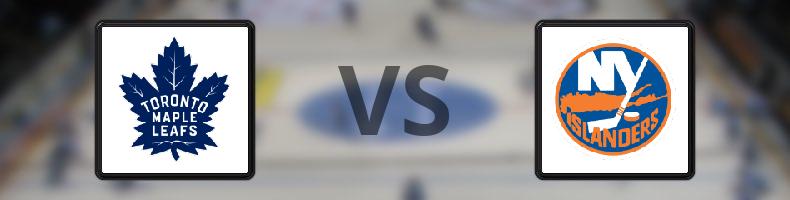 Toronto Maple Leafs - New York Islanders odds, speltips, resultat i NHL