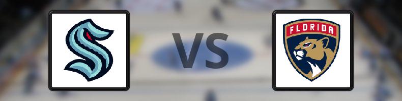 Seattle Kraken - Florida Panthers odds, speltips, resultat i NHL