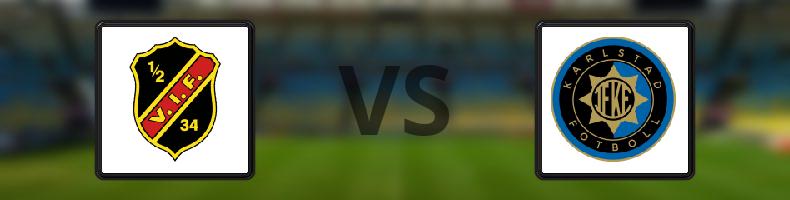 Vasalunds IF - IF Karlstad Fotboll odds, speltips, resultat i Division 1