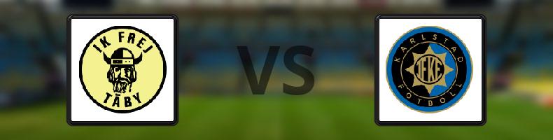 IK Frej - IF Karlstad Fotboll odds, speltips, resultat i Division 1