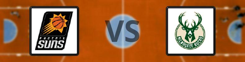 Phoenix Suns - Milwaukee Bucks odds, speltips, resultat i NBA