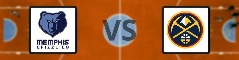 Memphis Grizzlies - Denver Nuggets odds, speltips, resultat i NBA