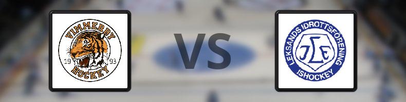 Vimmerby HC - Leksand odds, speltips, resultat i HockeyAllsvenskan