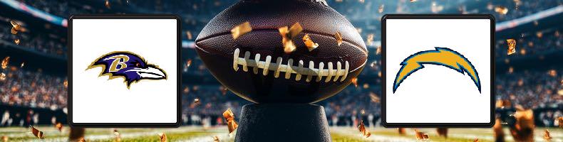 Baltimore Ravens - Los Angeles Chargers odds, speltips, resultat i NFL