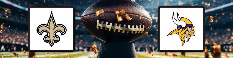 New Orleans Saints - Minnesota Vikings odds, speltips, resultat i NFL