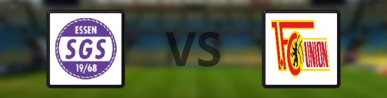 SGS Essen - Union Berlin odds, speltips, resultat i Bundesliga damer