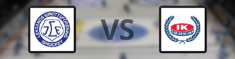Leksand - Oskarshamn odds, speltips, resultat i HockeyAllsvenskan