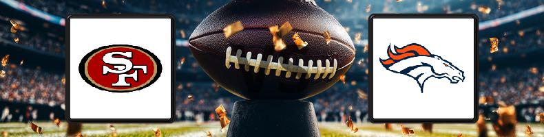 San Francisco 49ers - Denver Broncos odds, speltips, resultat i NFL