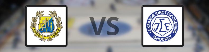Södertälje - Leksand odds, speltips, resultat i HockeyAllsvenskan