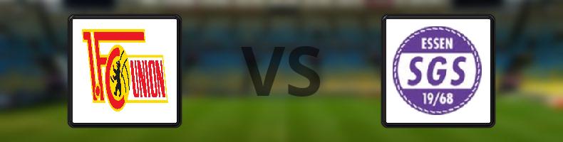 Union Berlin - SGS Essen odds, speltips, resultat i Bundesliga damer