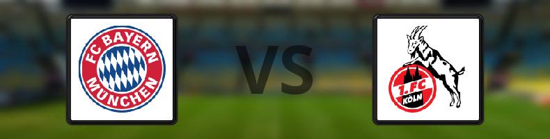 Bayern München - FC Köln odds, speltips, resultat i Bundesliga