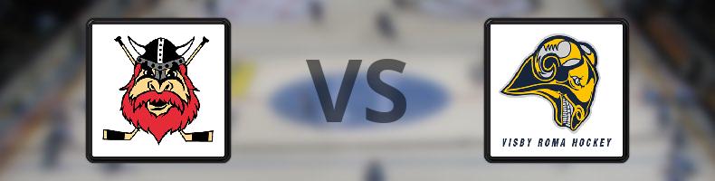 Nybro - Visby/Roma HK odds, speltips, resultat i HockeyAllsvenskan