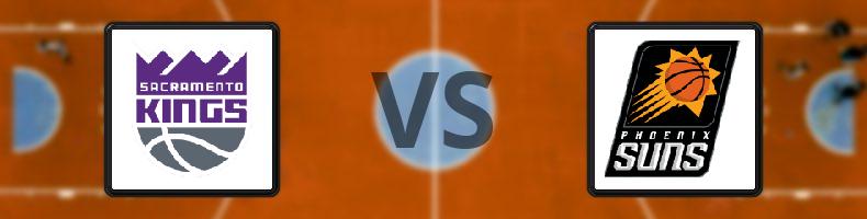 Sacramento Kings - Phoenix Suns odds, speltips, resultat i NBA