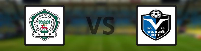 Alingsås IF - Växjö DFF odds, speltips, resultat i Damallsvenskan