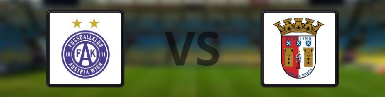 Austria Wien - Braga odds, speltips, resultat i Conference League