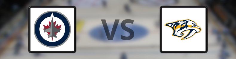 Winnipeg Jets - Nashville Predators odds, speltips, resultat i NHL