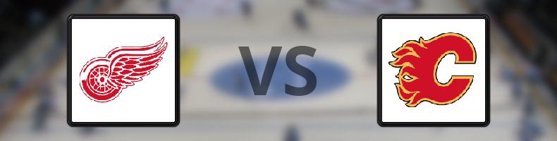 Detroit Red Wings - Calgary Flames odds, speltips, resultat i NHL