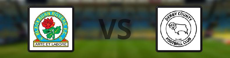 Blackburn - Derby County FC odds, speltips, resultat i EFL Championship