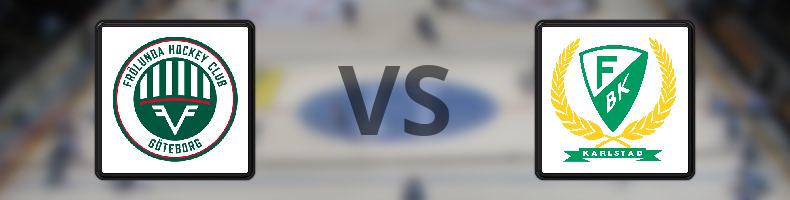 Frölunda HC - Färjestad BK odds, speltips, resultat i SDHL