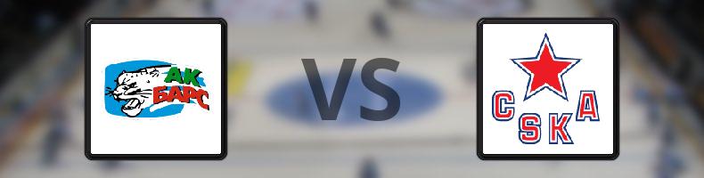 AK Bars Kazan - CSKA Moskva odds, speltips, resultat i KHL