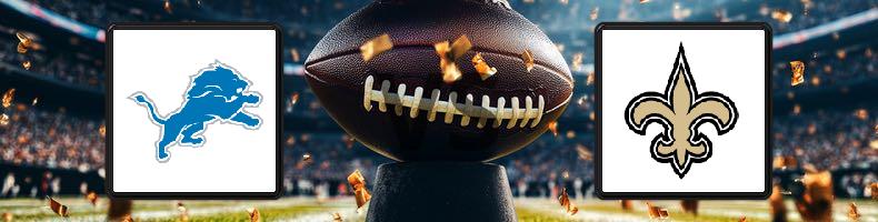 Detroit Lions - New Orleans Saints odds, speltips, resultat i NFL