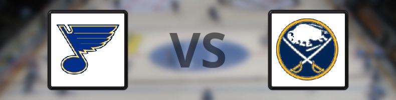 St Louis Blues - Buffalo Sabres odds, speltips, resultat i NHL