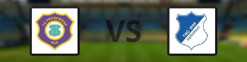 Erzgebirge Aue - Hoffenheim odds, speltips, resultat i Tyska cupen