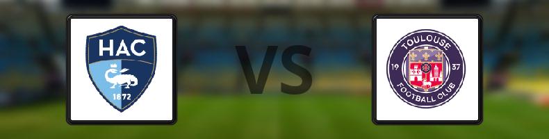 Le Havre - Toulouse odds, speltips, resultat i Ligue 1