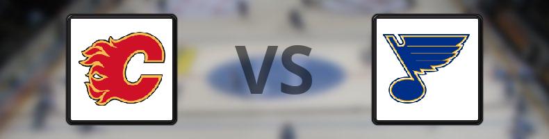 Calgary Flames - St Louis Blues odds, speltips, resultat i NHL