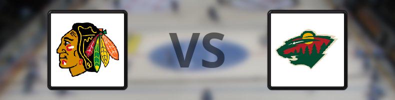 Chicago Blackhawks - Minnesota Wild odds, speltips, resultat i NHL