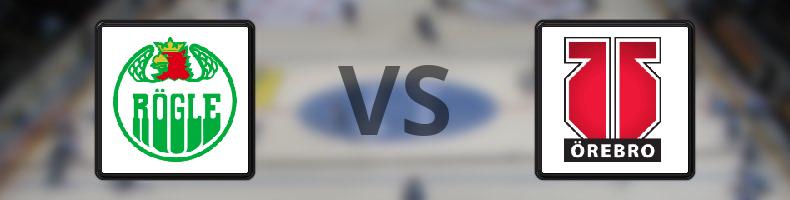 Rögle - Örebro odds, speltips, resultat i SHL