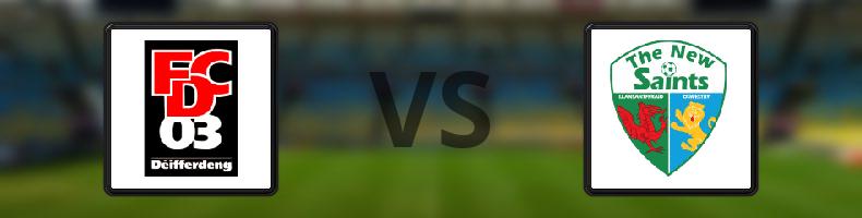 Differdange 03 - The New Saints odds, speltips, resultat i Conference League