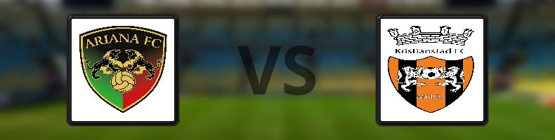 Ariana FC - Kristianstads FF odds, speltips, resultat i Division 1