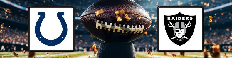 Indianapolis Colts - Oakland Raiders odds, speltips, resultat i NFL