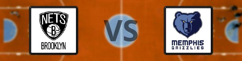Brooklyn Nets - Memphis Grizzlies odds, speltips, resultat i NBA