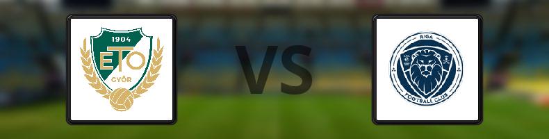 Györ - Riga FC odds, speltips, resultat i Conference League