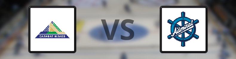 Salavat Yulaev UFA - Admiral Vladivostok odds, speltips, resultat i KHL