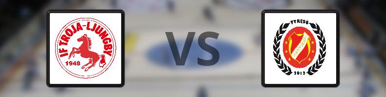 Troja/Ljungby - Hanvikens SK odds, speltips, resultat i HockeyEttan