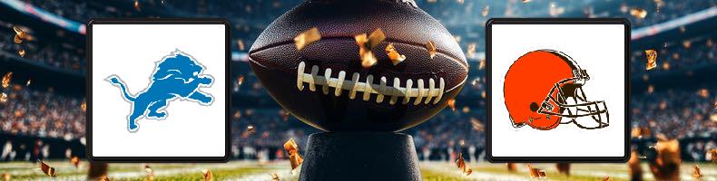 Detroit Lions - Cleveland Browns odds, speltips, resultat i NFL