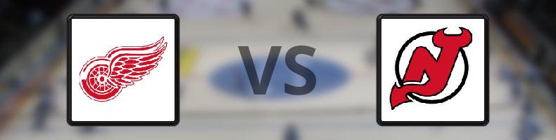 Detroit Red Wings - New Jersey Devils odds, speltips, resultat i NHL