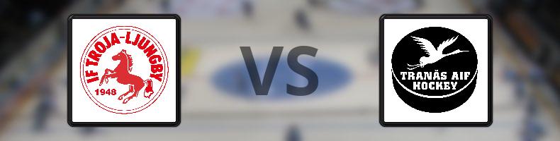 Troja/Ljungby - Tranås AIF IF odds, speltips, resultat i HockeyEttan