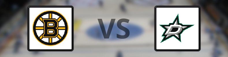 Boston Bruins - Dallas Stars odds, speltips, resultat i NHL