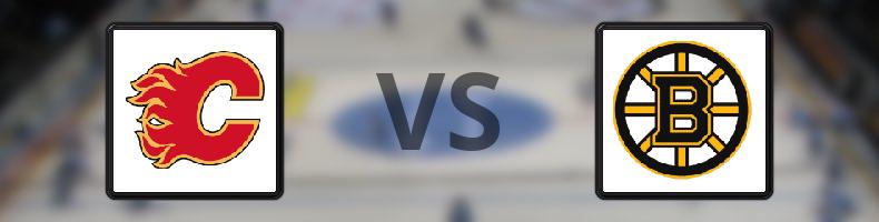 Calgary Flames - Boston Bruins odds, speltips, resultat i NHL