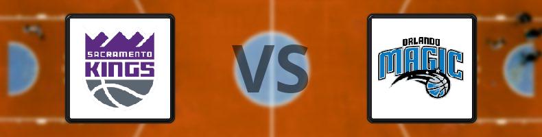 Sacramento Kings - Orlando Magic odds, speltips, resultat i NBA