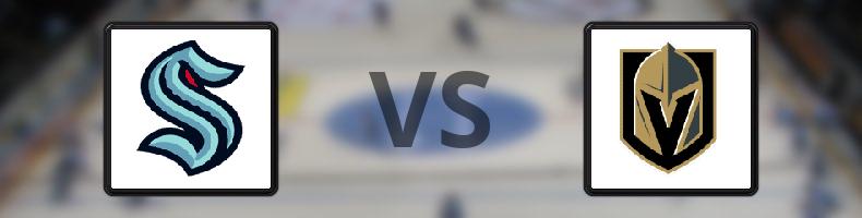 Seattle Kraken - Vegas Golden Knights odds, speltips, resultat i NHL