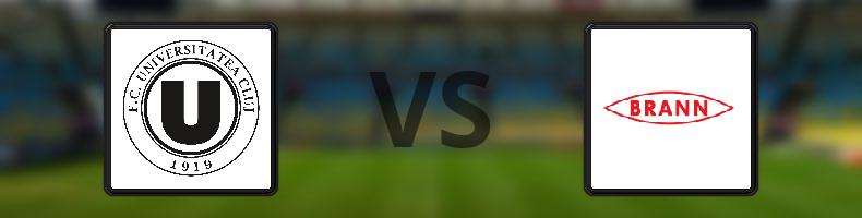 U Cluj - Brann odds, speltips, resultat i Conference League