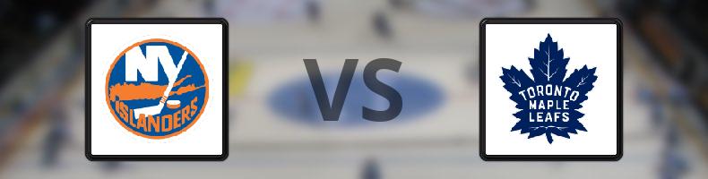 New York Islanders - Toronto Maple Leafs odds, speltips, resultat i NHL
