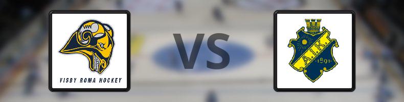 Visby/Roma HK - AIK odds, speltips, resultat i HockeyAllsvenskan