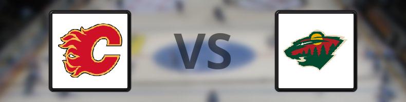 Calgary Flames - Minnesota Wild odds, speltips, resultat i NHL